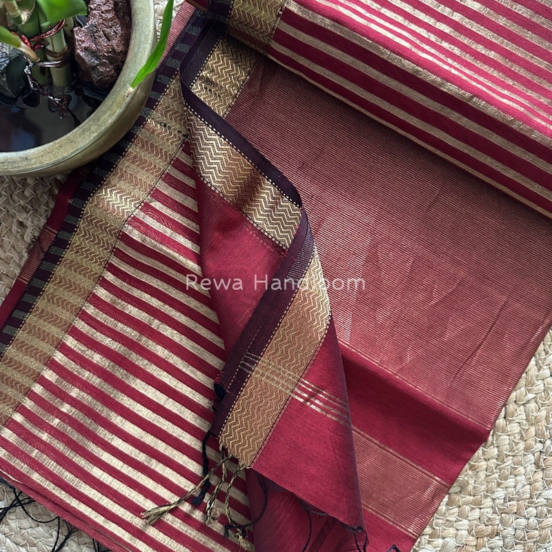 Maheshwari Tissue Silk Saree