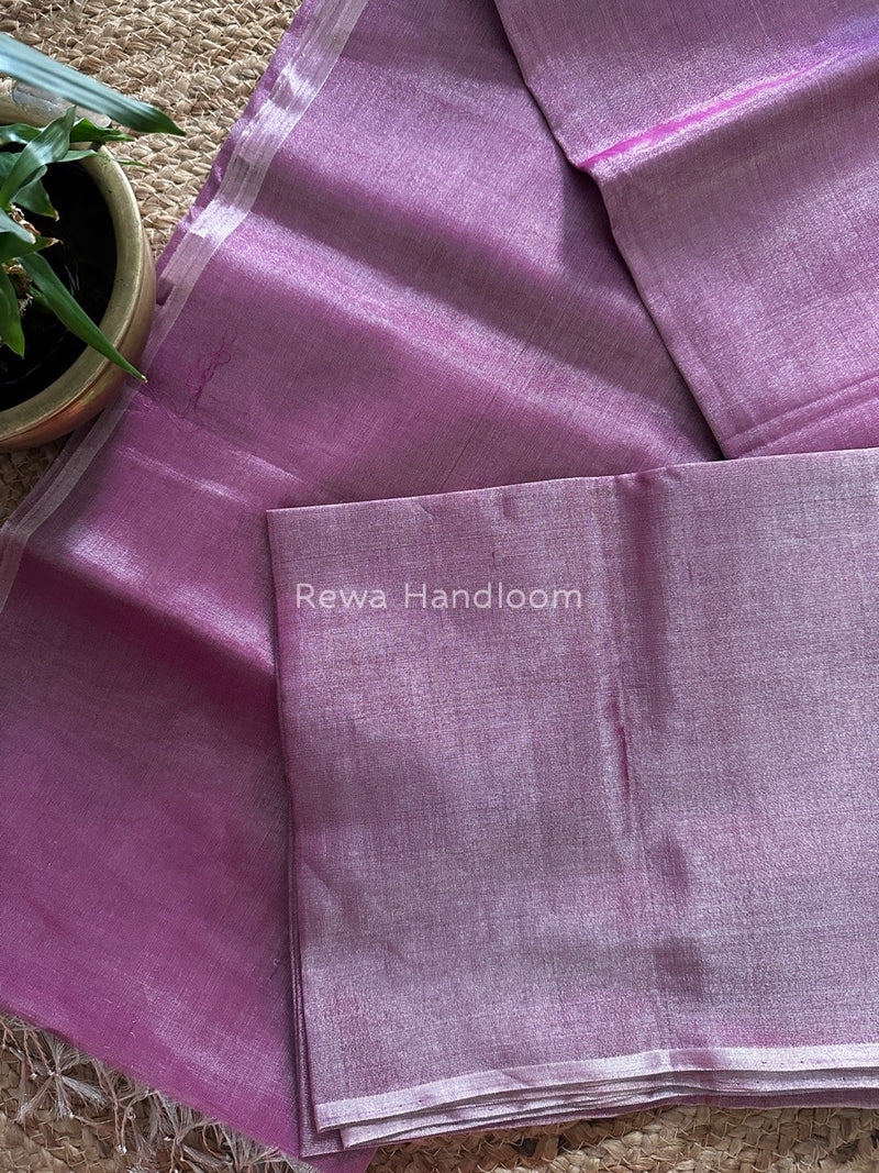 Maheshwari Magenta Silver Tissue Saree TSS05