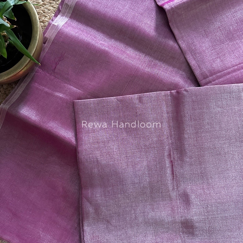 Maheshwari Magenta Silver Tissue Saree TSS05