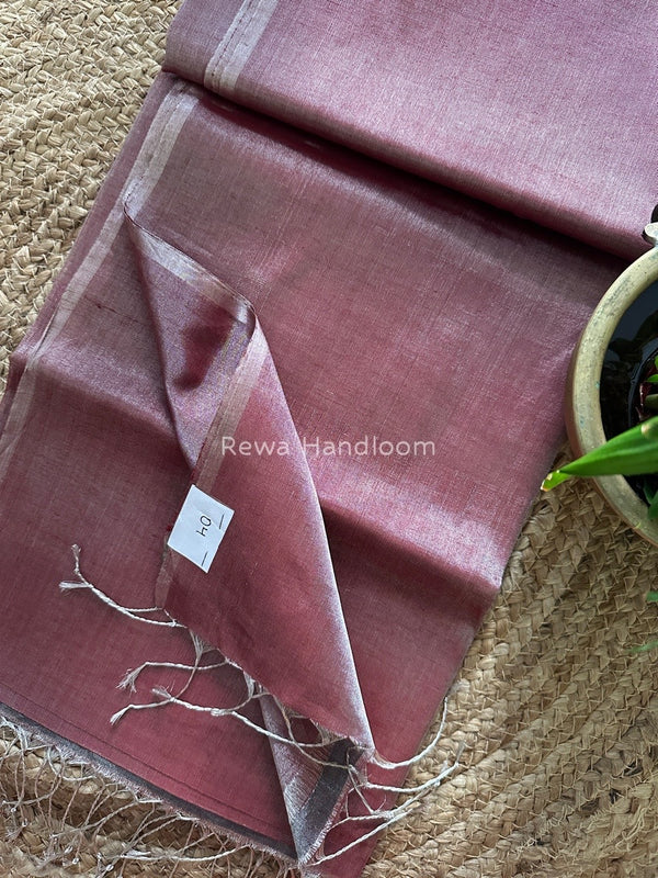 Maheshwari Silver Tissue Saree
