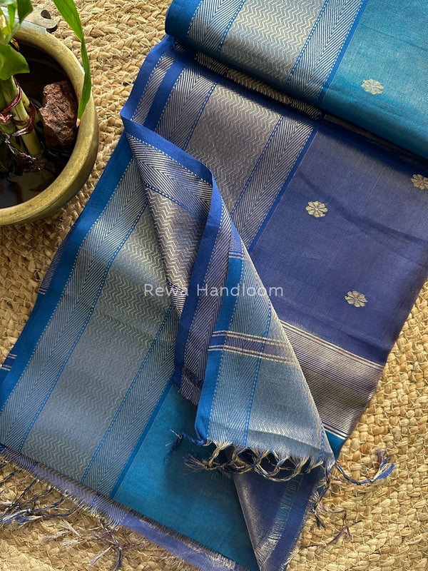 Maheshwari Tissue Butti Saree