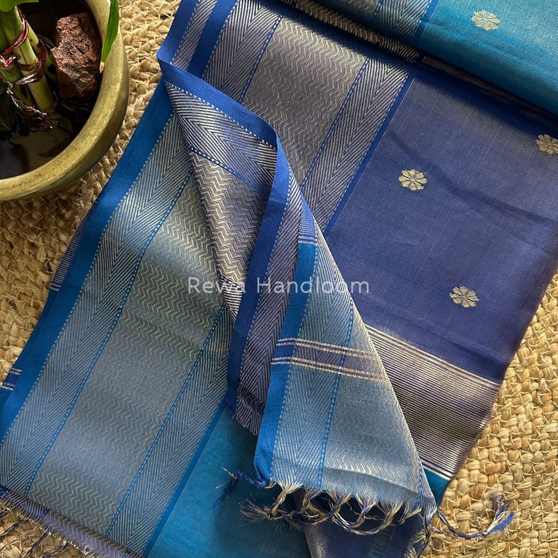 Maheshwari Tissue Butti Saree