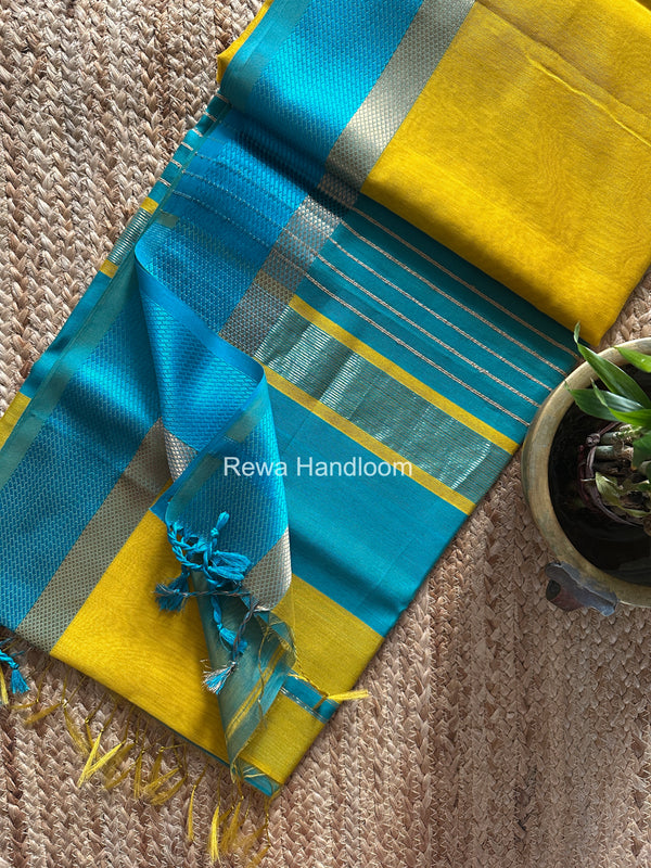 Maheshwari Resham Thread Border Saree