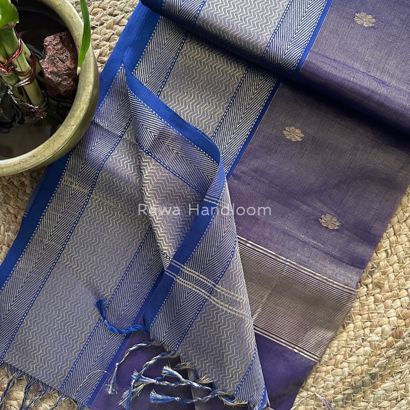 Maheshwari Tissue Butti Saree