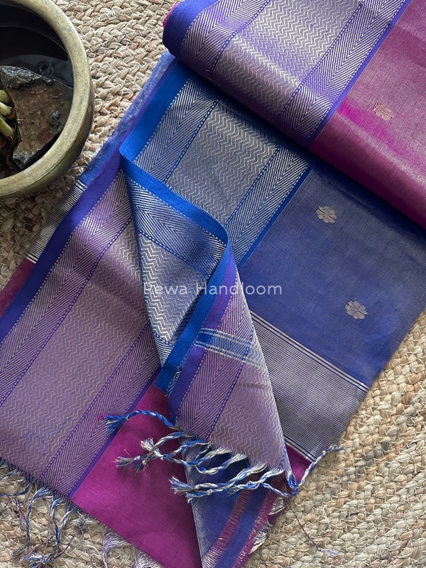 Maheshwari Tissue Butti Saree