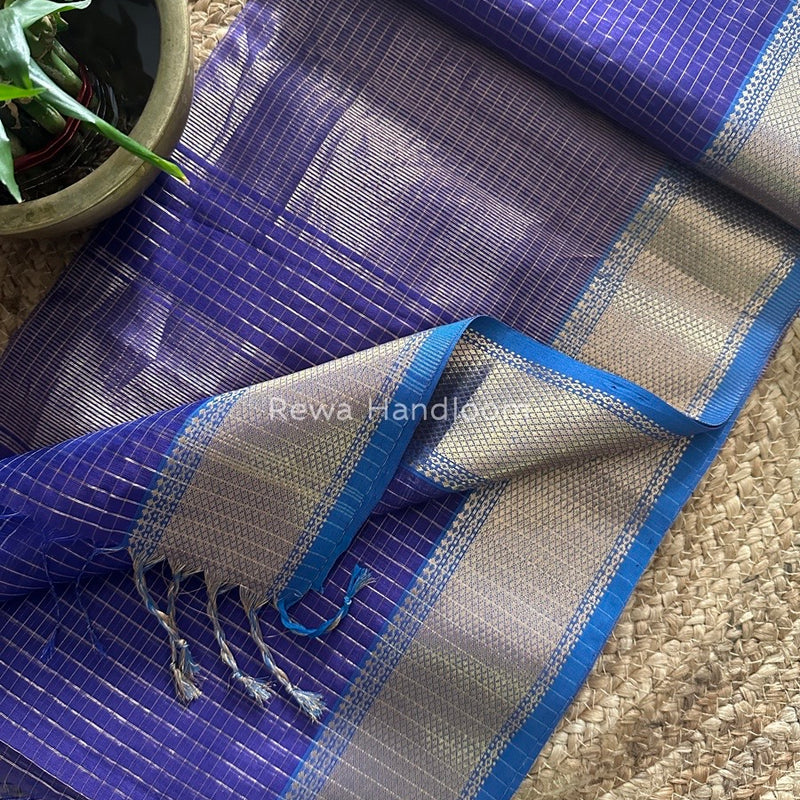 Maheshwari Zari Checks Saree