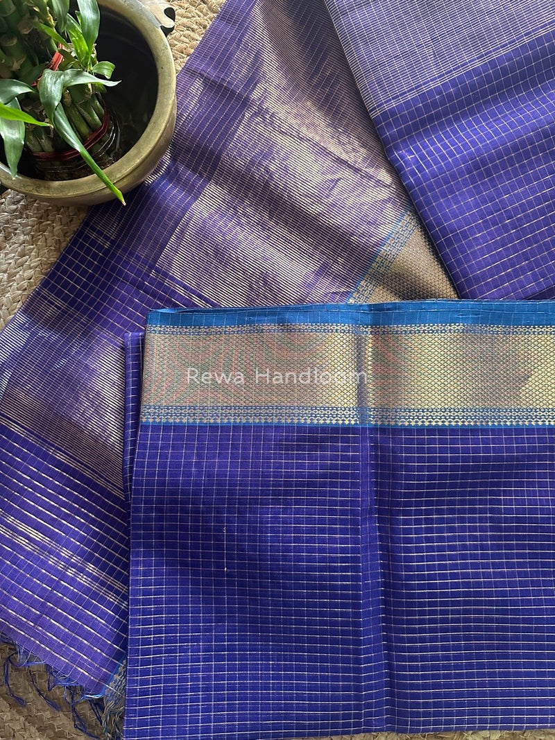  Zari Checks Saree