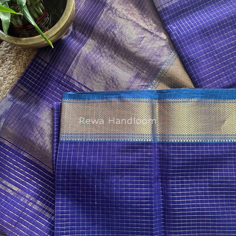  Zari Checks Saree