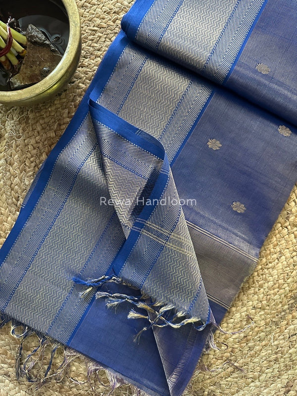 Maheshwari Tissue Butti Saree