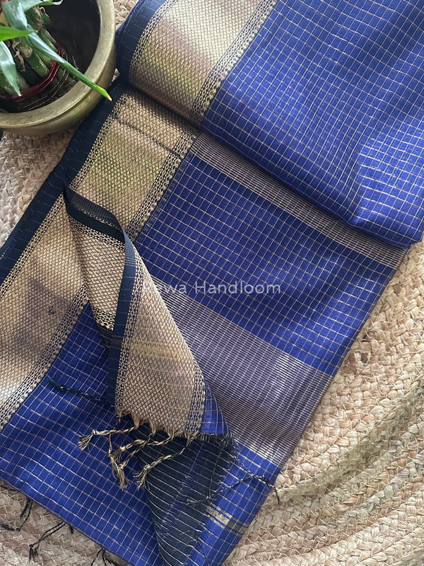 Maheshwari Zari Checks Saree