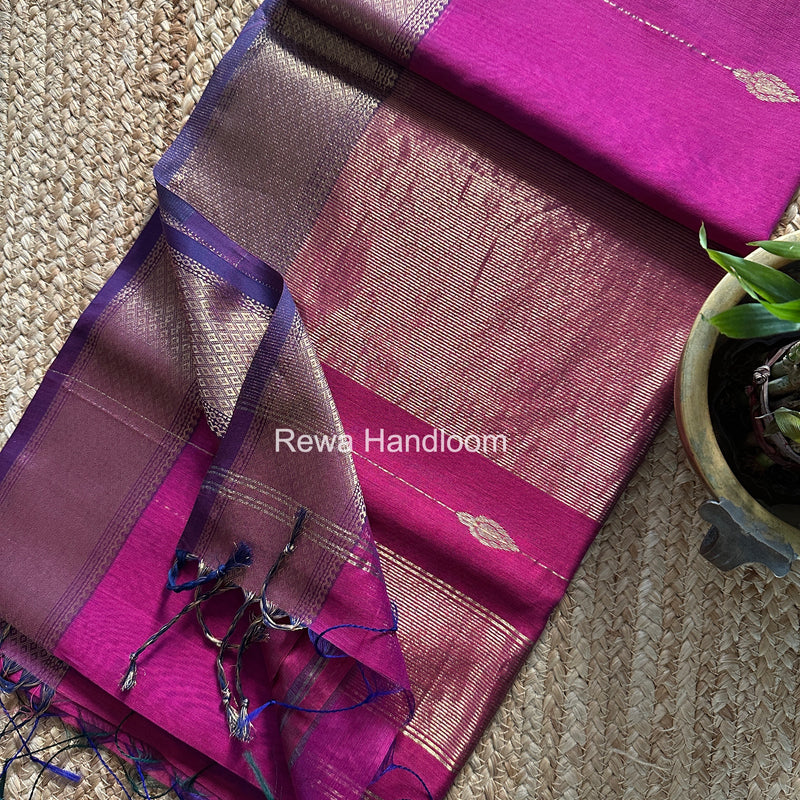 Maheshwari Shaded Butti Saree