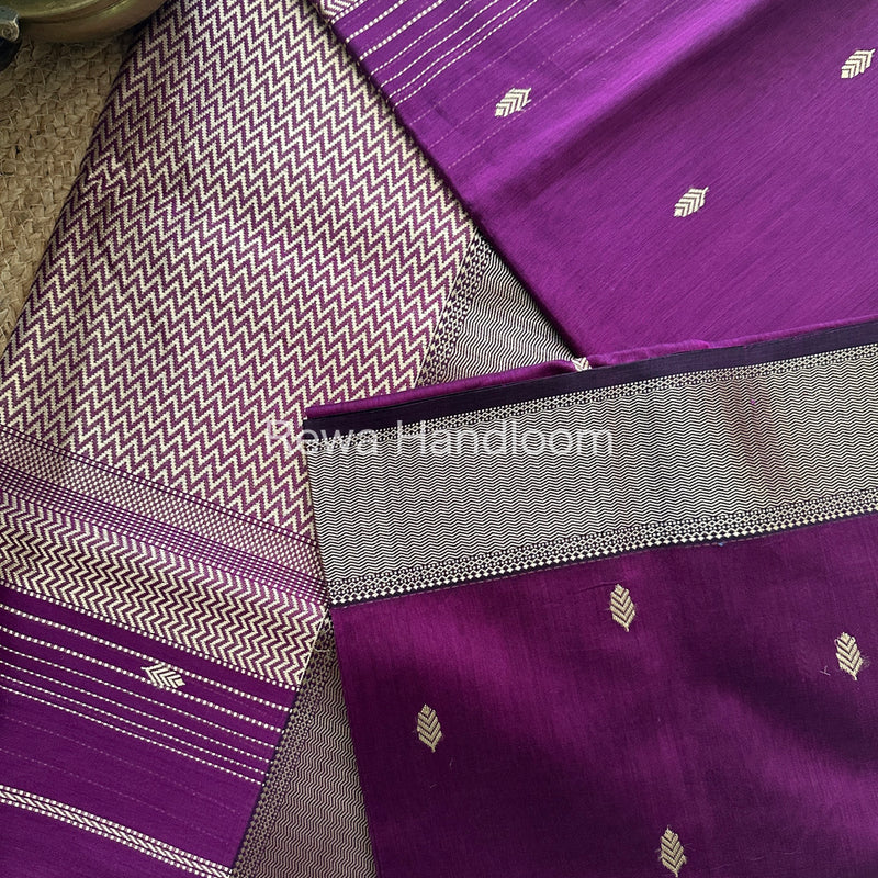 Maheshwari Magenta Heavy Pallu Saree-RPS08