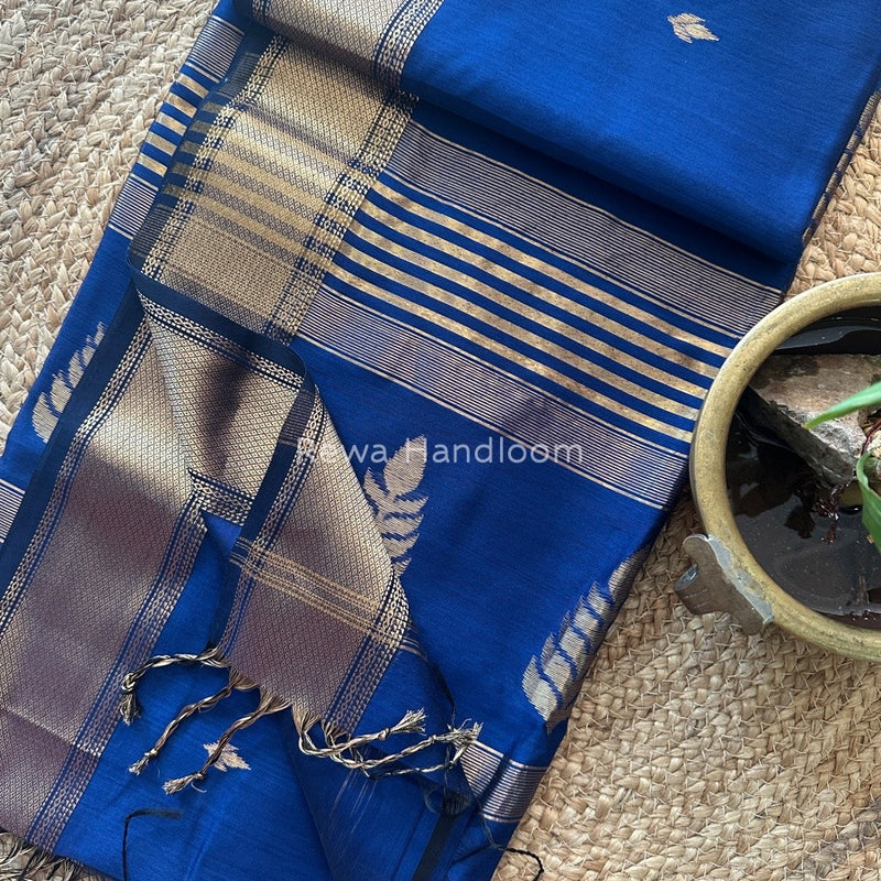  Butta Pallu Zari Border Saree ~ Maheshwari Saree