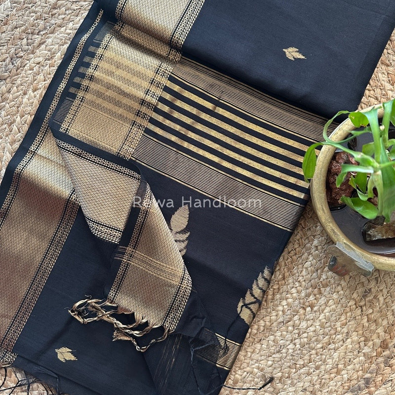 Butta Pallu Zari Border Saree ~ Maheshwari Saree