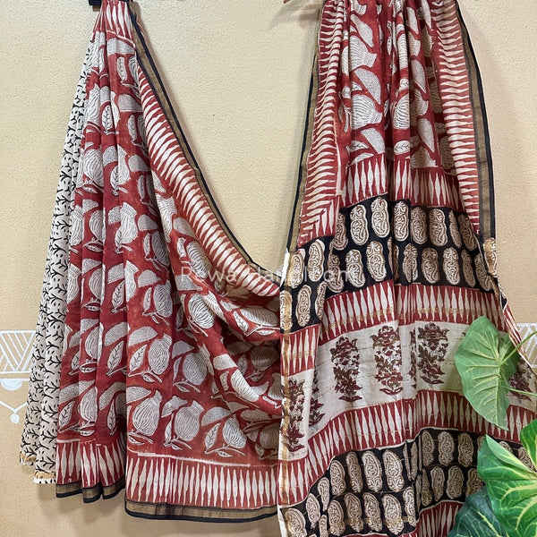  Chanderi Silk Printed Saree