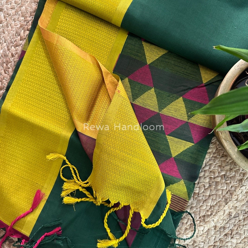 Maheshwari Heavy Pallu Saree