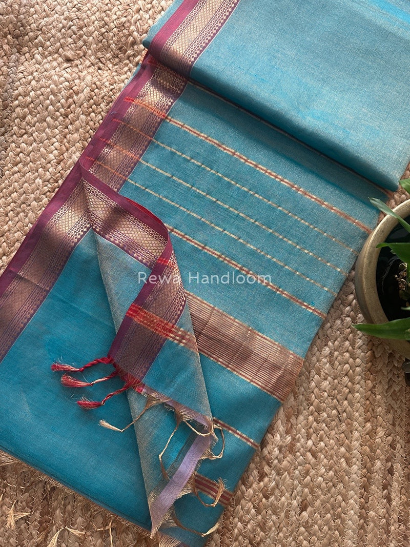 Maheshwari Tissue Silk Saree