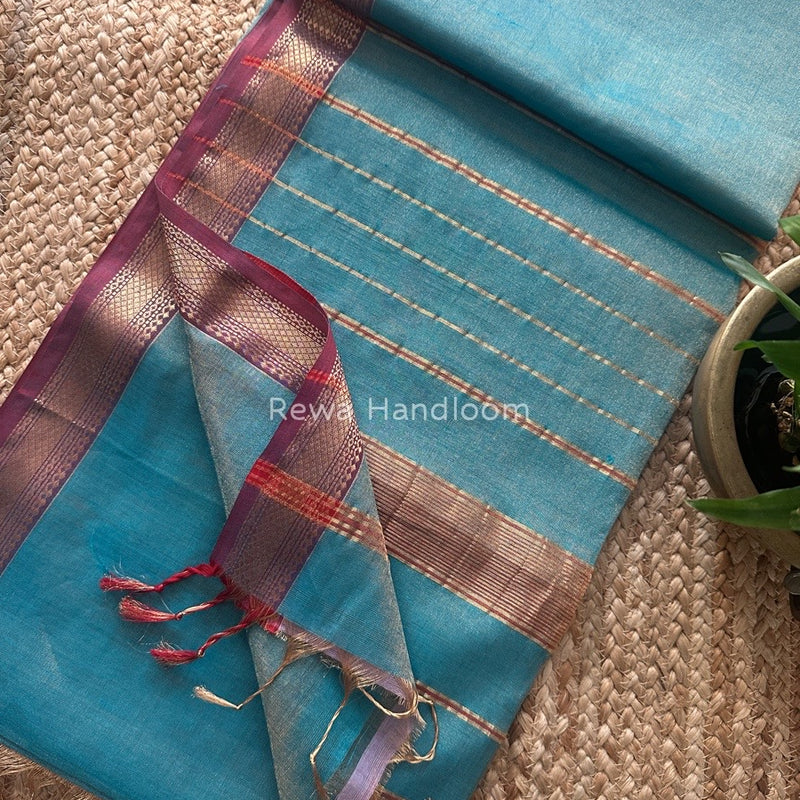 Maheshwari Tissue Silk Saree