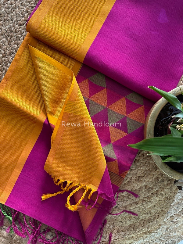 Maheshwari Heavy Pallu Saree