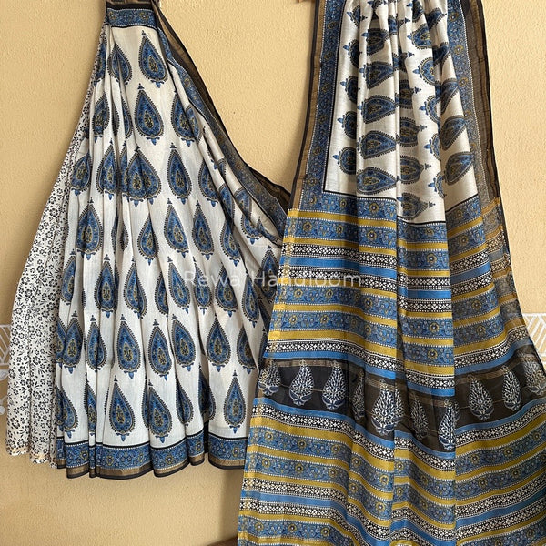  Chanderi Silk Printed Saree