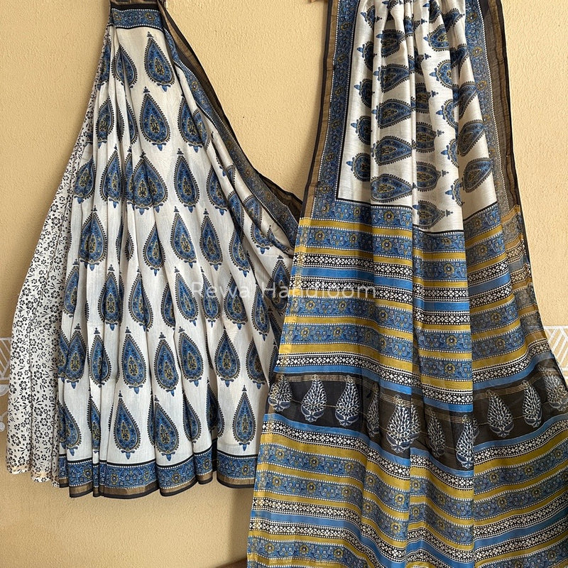  Chanderi Silk Printed Saree