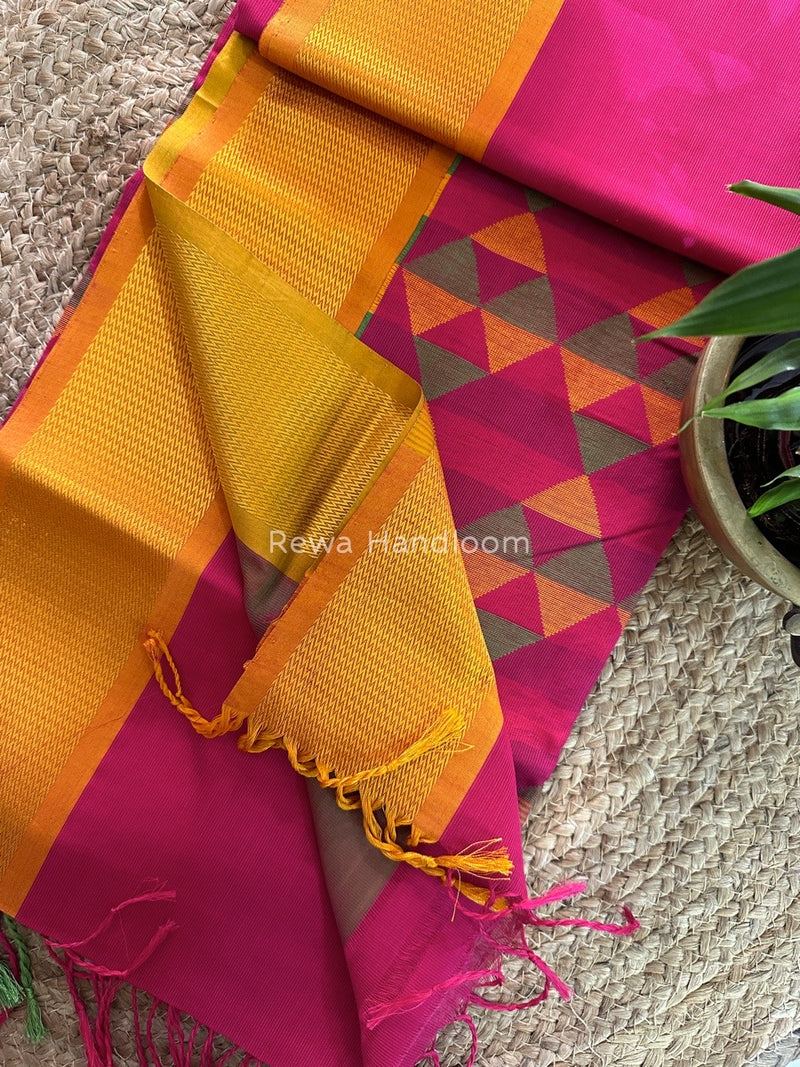 Maheshwari Heavy Pallu Saree