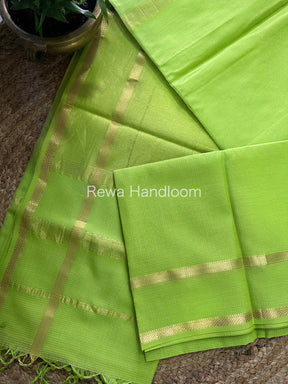 Maheshwari 75 Silk Light Green Saree-MCS011