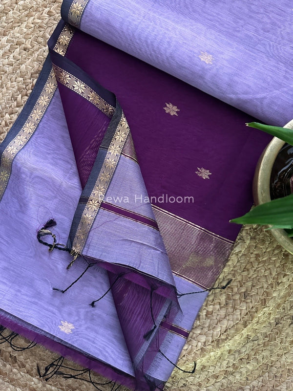  Zari Butti Maheshwari Saree