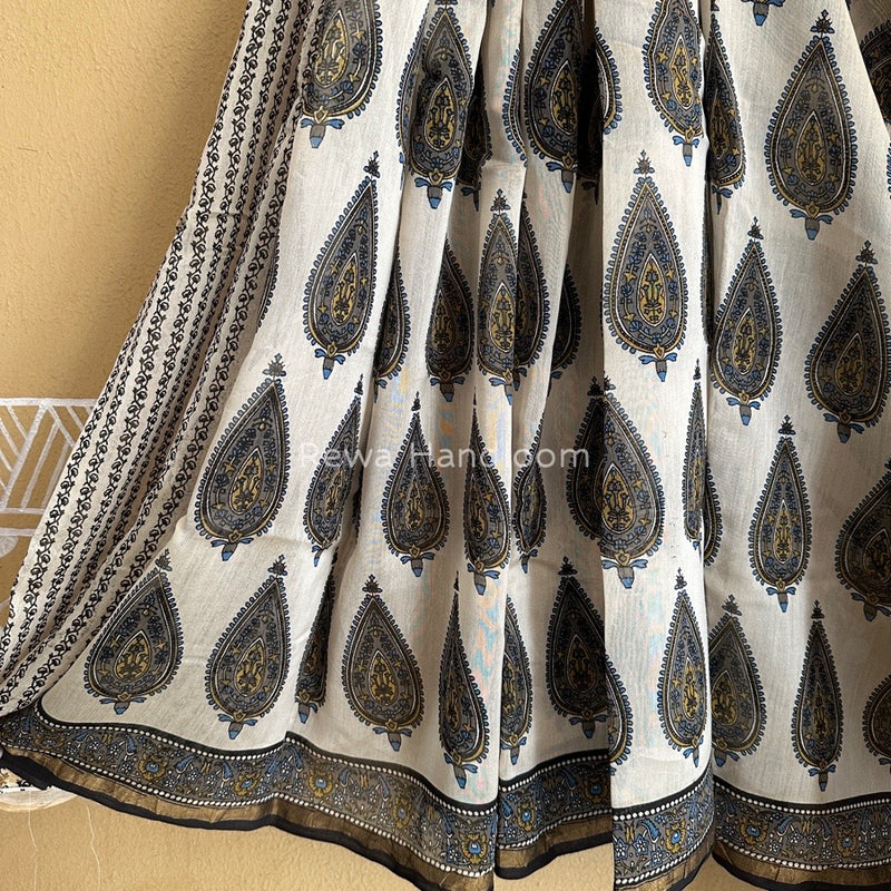  Chanderi Silk Printed Saree
