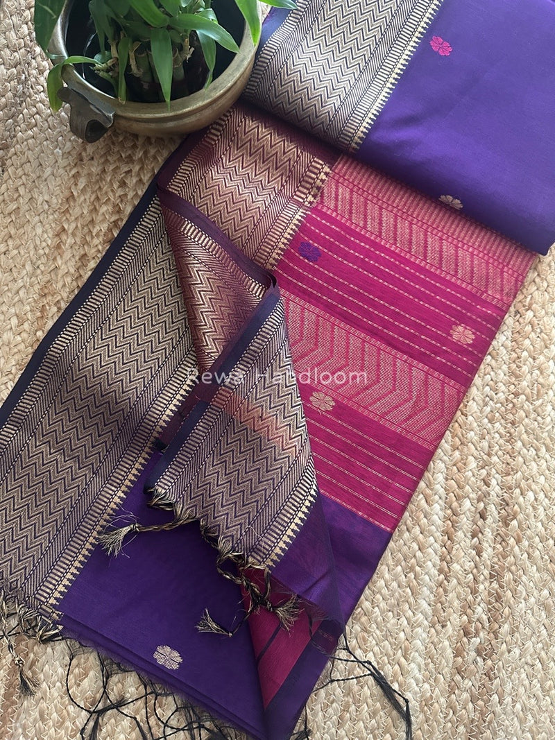 Maheshwari Rich Pallu Silk Saree