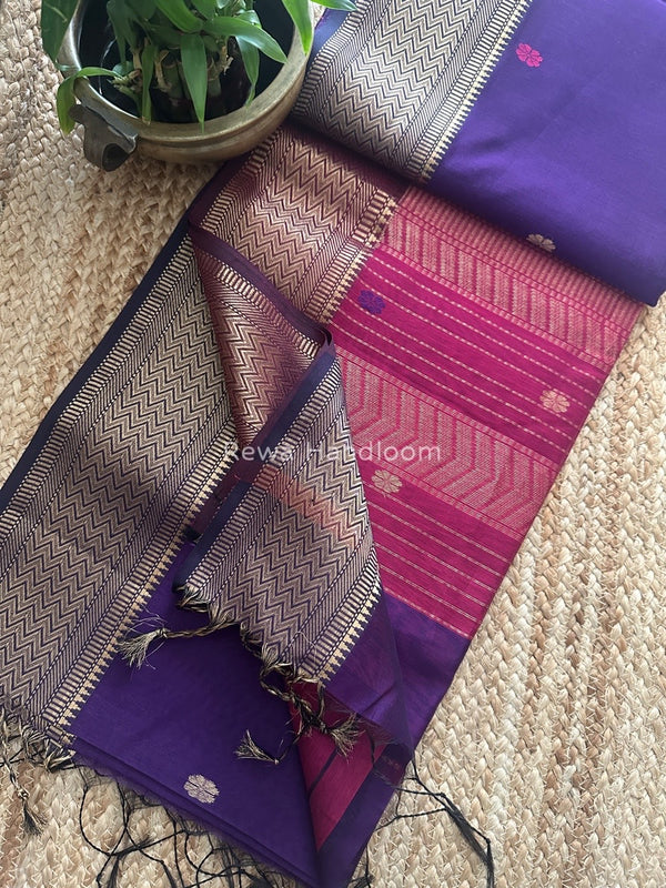 Maheshwari Rich Pallu Silk Saree