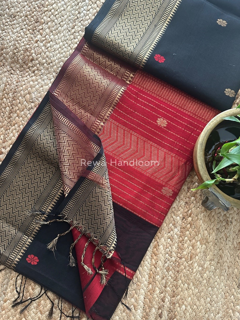 Maheshwari Rich Pallu Silk Saree