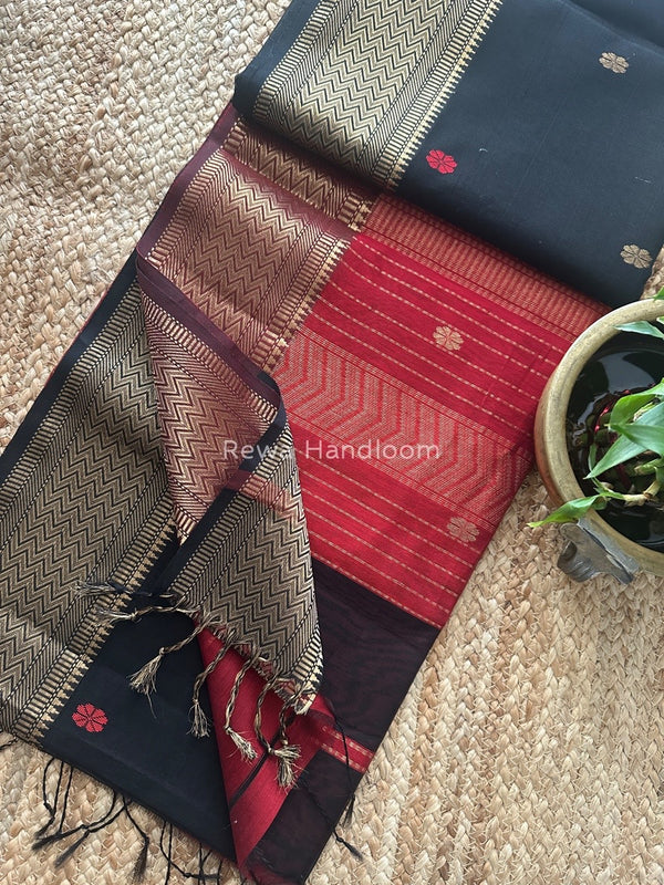 Maheshwari Rich Pallu Silk Saree