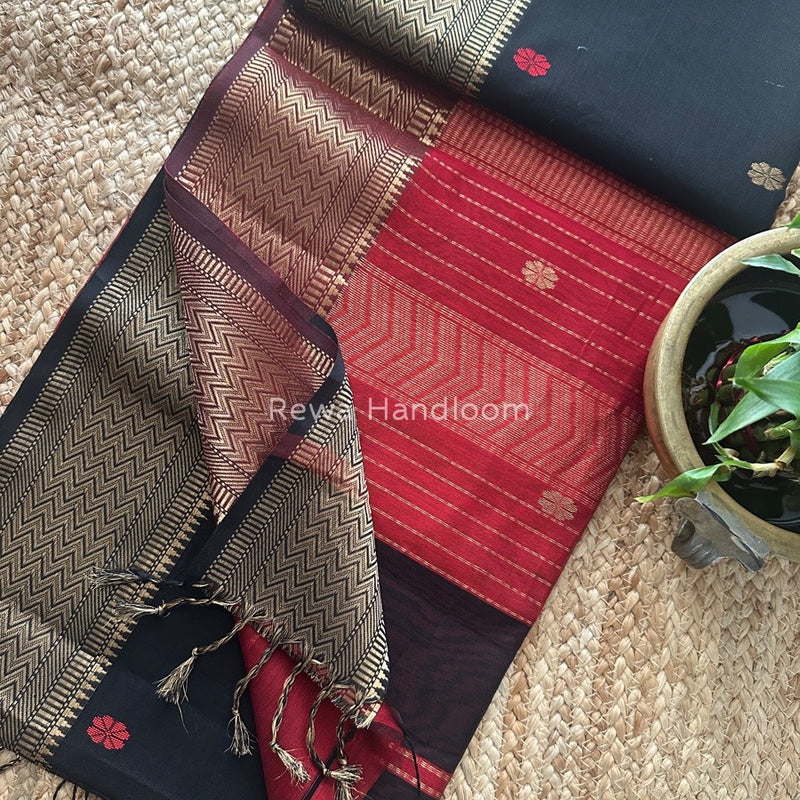 Maheshwari Rich Pallu Silk Saree