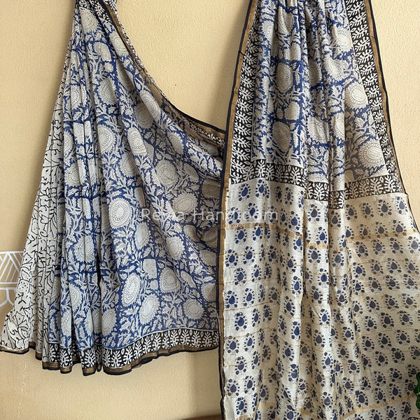  Chanderi Silk Printed Saree