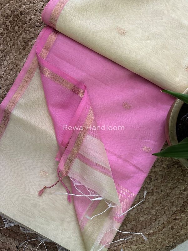  Zari Butti Maheshwari Saree