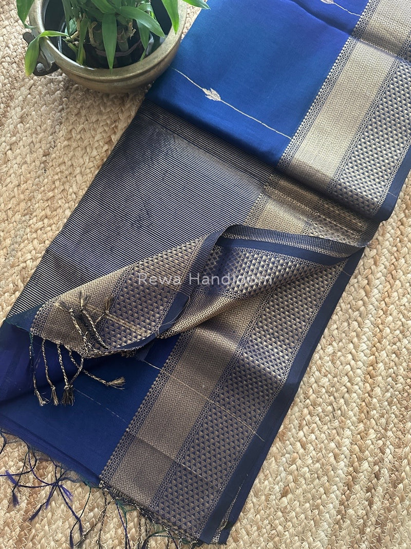 Sheded Butti Maheshwari Saree