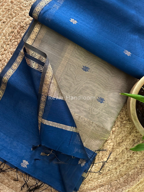  Zari Butti Maheshwari Saree