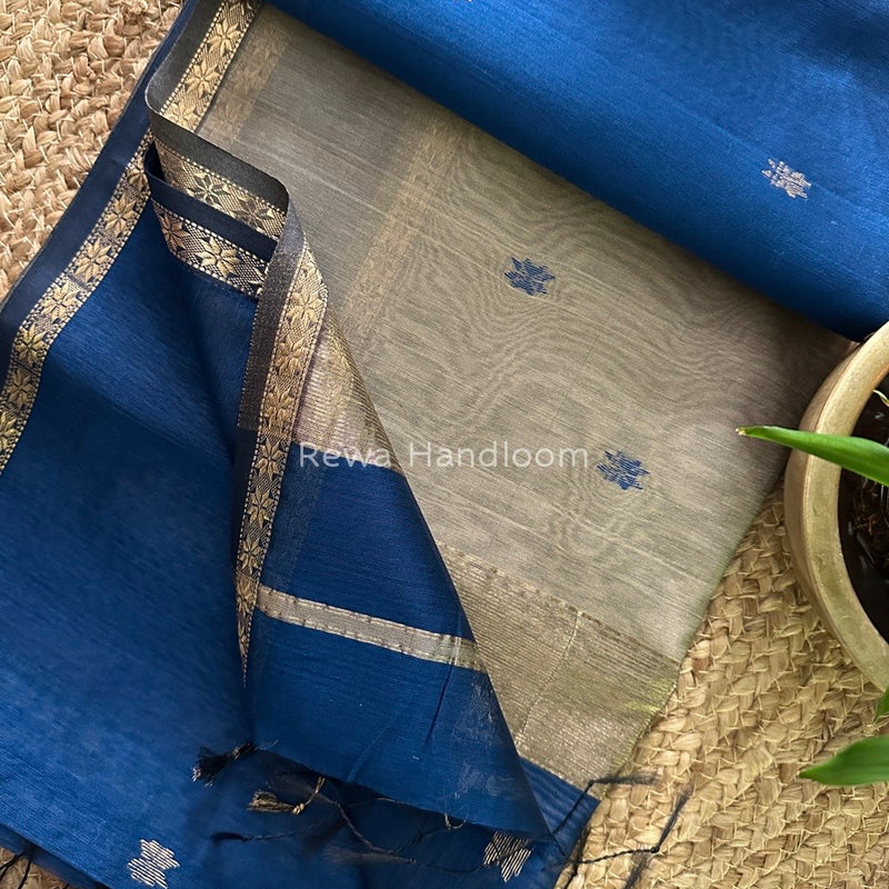  Zari Butti Maheshwari Saree