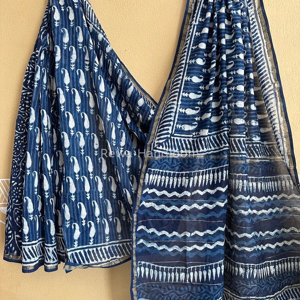  Chanderi Silk Printed Saree