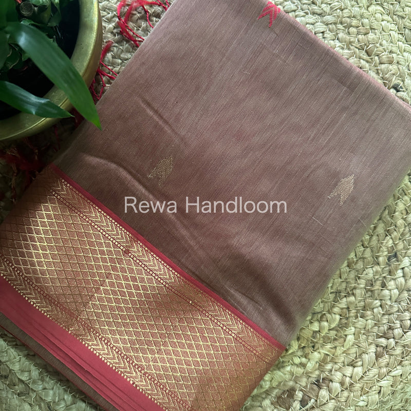 Zari Butti ~ Maheshwari Saree