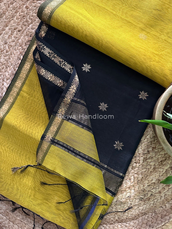  Zari Butti Maheshwari Saree