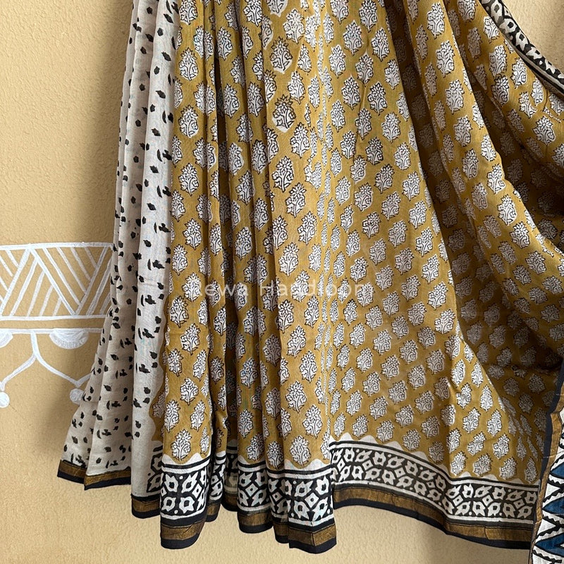  Chanderi Silk Printed Saree