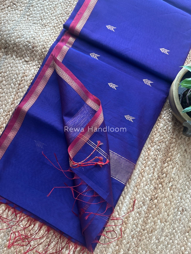 Zari Butti Maheshwari Saree
