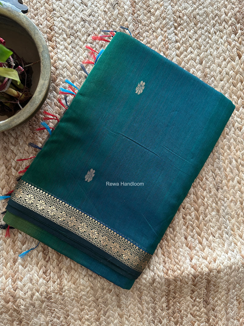 Maheshwari Green Aami Butti Saree SBT00127