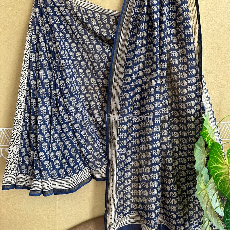  Chanderi Silk Printed Saree