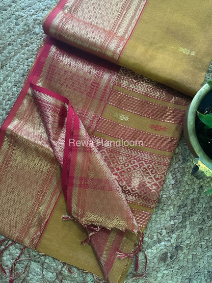 Maheshwari Tissue Rich Pallu Saree
