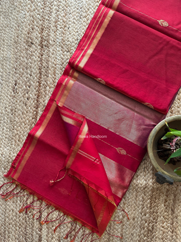 Maheshwari Shaded Lotus Butta Saree