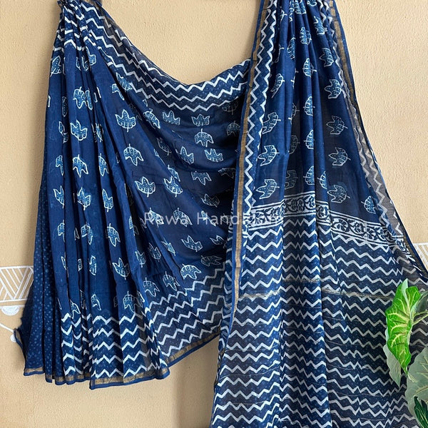  Chanderi Silk Printed Saree