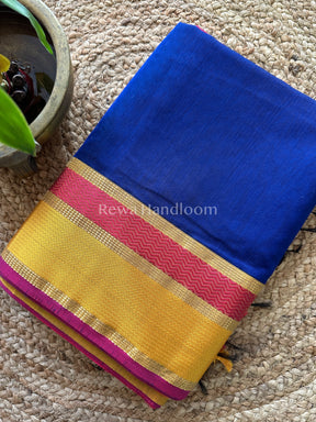 Maheshwari  Ganga Jamuna Rewa Border Saree 